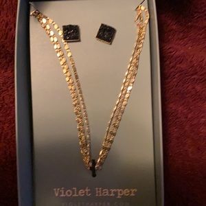 Necklace and earrings